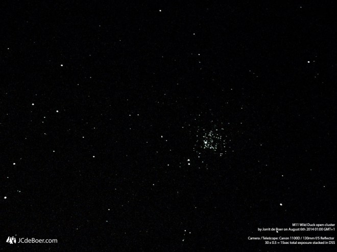 M11 Wild Duck cluster