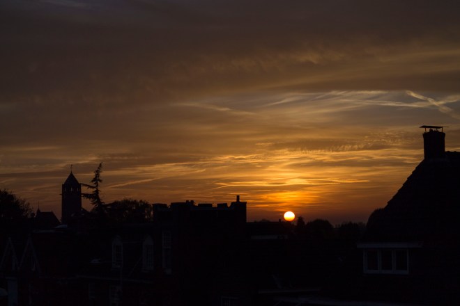 Sunset over Enschede