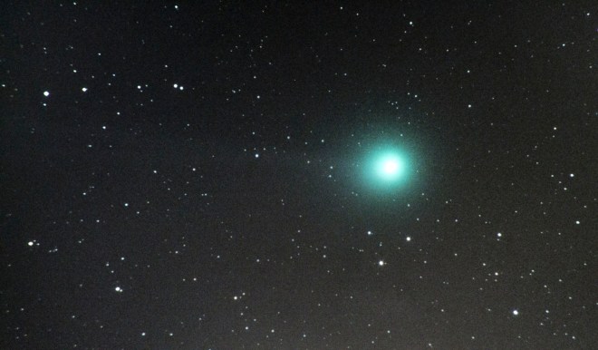 Telescopic image of comet Lovejoy